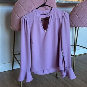 Elegant Lavender Women's Top